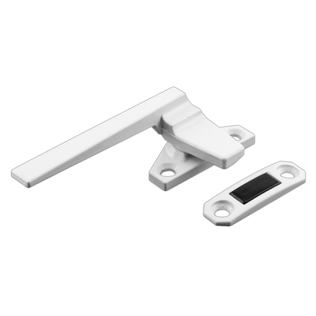 PRIME-LINE Left-Handed, White, Casement Locking Handle with Offset Base Single Pack H 3820